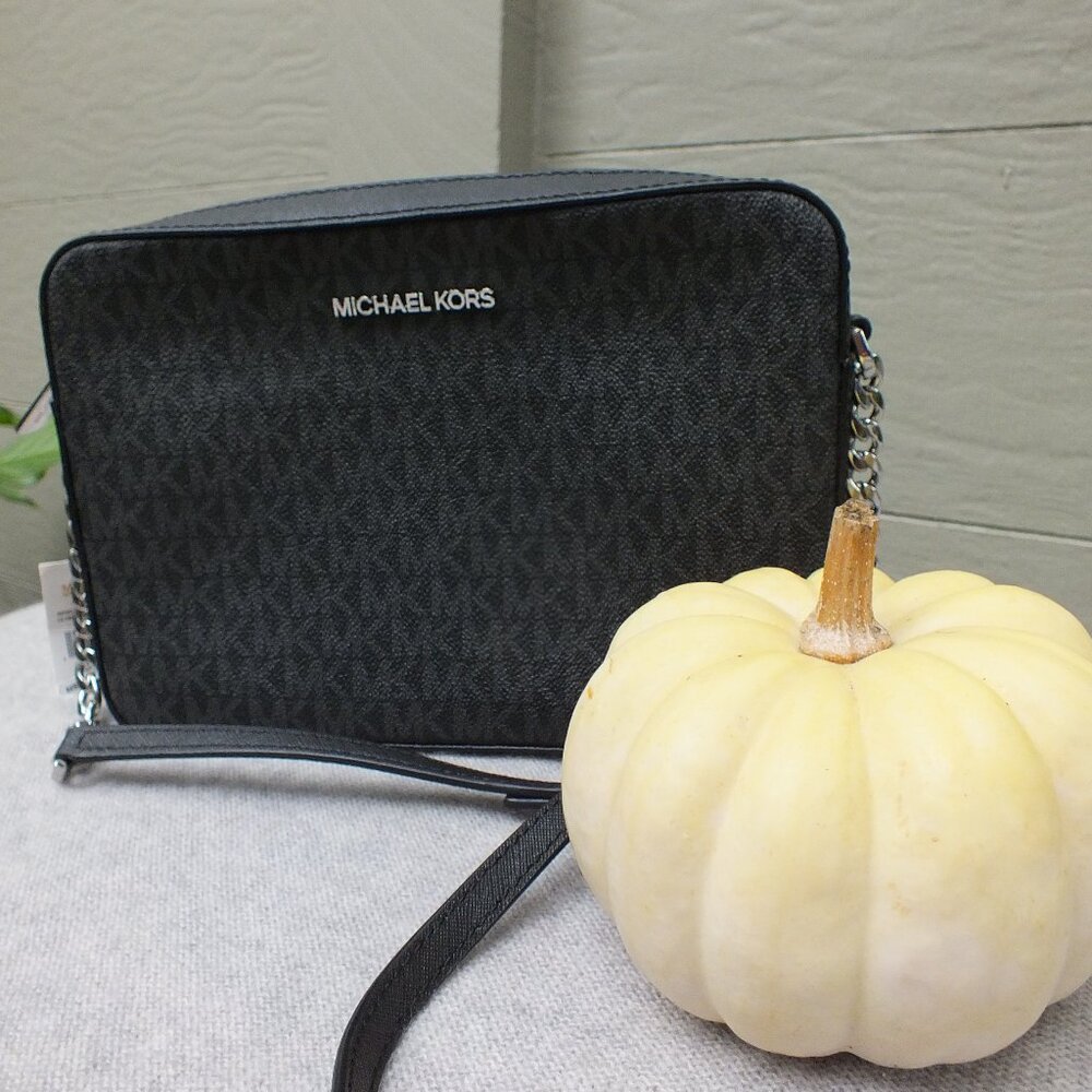 Michael Kors Jet Set Signature Logo Crossbody Bag